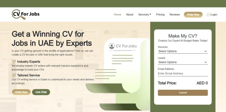 Cover   CV For Jobs UAE 768x382